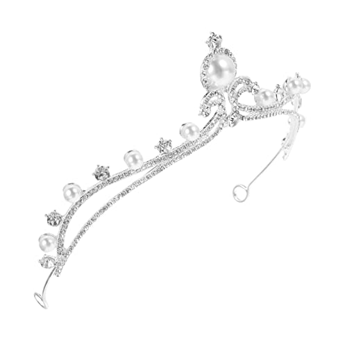 BESPORTBLE Strass Krone Formelle Hochzeit Party Frauen Tiara Brautjungfer Kopfbedeckungen Haare Bachelorette Die Brautprinzessin Krone Bankette Kopfschmuck Stirnkrone von BESPORTBLE