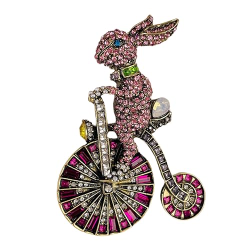 BESPORTBLE Bunny Brosche Mit Strass Dekorative Metall-anstecknadel Für Kleidung Taschen Und Hüte Vintage Fahrradbrosche Für Damen Und Herren Als Für Besondere Anlässe BESPORTBLE Bunny Brosche Mit Strass Dekorative Metall-anstecknadel Für Kleidung Taschen Und Hüte Vintage Fahrradbrosche Für Damen Und Herren Als Für Besondere Anlässe von BESPORTBLE
