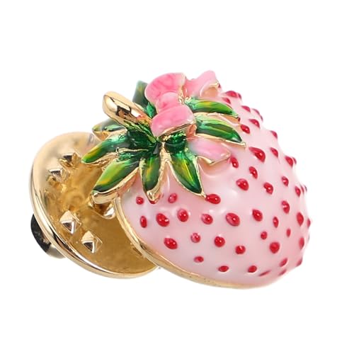 BESPORTBLE Strawberry Emaille Brosche Pin für Damen Mädchen Leichte Modische Anstecknadel für Kleidung Rucksäcke Schals Langlebiges Süßes Frucht Schmuckaccessoire BESPORTBLE Strawberry Emaille Brosche Pin für Damen Mädchen Leichte Modische Anstecknadel für Kleidung Rucksäcke Schals Langlebiges Süßes Frucht Schmuckaccessoire von BESPORTBLE