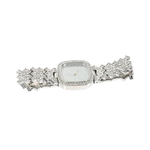 BESPORTBLE Stylische Damen Armbanduhr mit Strassverzierung Freizeit Uhr mit Verstellbarem Edelstahlarmband Geschenkidee für Besondere Anlässe Präzise Zeitmessung Langlebiges Design BESPORTBLE Stylische Damen Armbanduhr mit Strassverzierung Freizeit Uhr mit Verstellbarem Edelstahlarmband Geschenkidee für Besondere Anlässe Präzise Zeitmessung Langlebiges Design von BESPORTBLE
