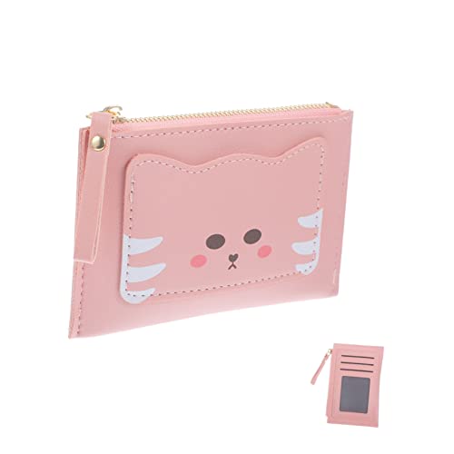 BESPORTBLE Süße Cartoon PU Leder Brieftasche Für Damen Multifunktionale Geldbörse Mit Kartenhalter Und Reißverschluss Geldbörse Für Alltag Und Reisen von BESPORTBLE