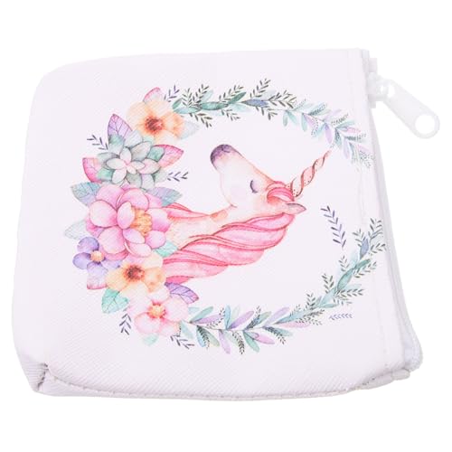 BESPORTBLE Süßer Tragbarer Zipper Purse mit Einzigartigem Design zur Aufbewahrung von Schlüsseln Münzen Kreditkarten Unterwegs von BESPORTBLE