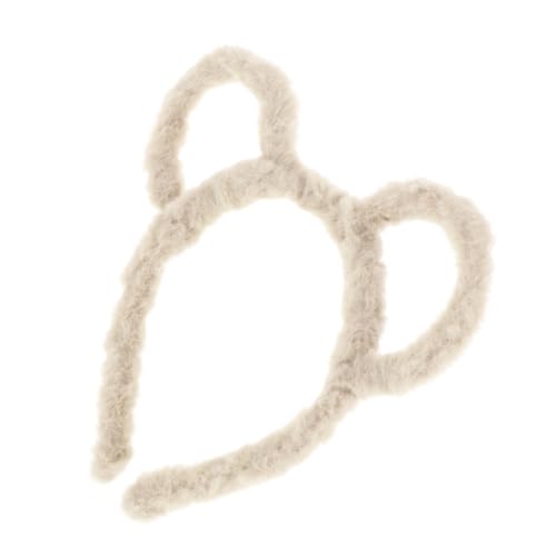 BESPORTBLE Süßes Plüschtier-stirnband Mit Bärenohren Weichem Material Für Frauen Und Teenager Als Spa-bärenohr-stirnband Party-kopfbedeckung Und Cosplay-kopfschmuck von BESPORTBLE