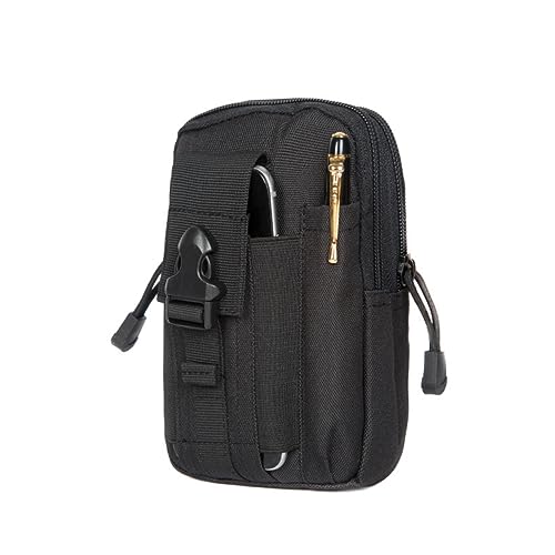 BESPORTBLE Taktische Hüfttasche Campingtasche Herren Outdoor Wandertasche Gürteltasche Reißverschluss Handytasche Aufbewahrungseinheit Schlüssel Geldbörse Zubehör von BESPORTBLE