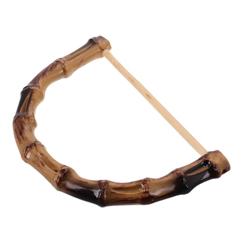 BESPORTBLE Taschengriff Aus Bambusimitat Handtaschengriffe Für Die Taschenherstellung Taschengriffe Aus Holz Handtaschengriffe Für Häkeltaschen Geldbörse Mit Ringgriff Acryl von BESPORTBLE