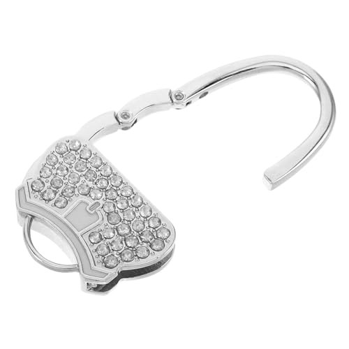 BESPORTBLE Taschenhalter Für Handtaschen Kompakter Handtaschenhaken Für Tische Mit Strasssteinen Und Sicherem Verschluss Für Täglichen Gebrauch Und Veranstaltungen von BESPORTBLE