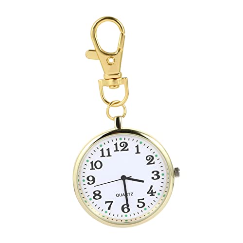 BESPORTBLE Leuchtende Schlüsselanhängeruhr Für Ärzte Unisex Taschenuhr Mit Großem Ziffernblatt Hautfreundlich Hängende Uhr Für Senioren Geschenkidee von BESPORTBLE