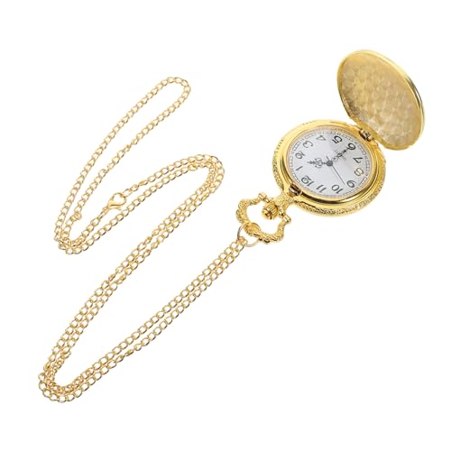 BESPORTBLE Vintage-taschenuhr Mit Tierkreiszeichen-Motiv Retro-flip-Design Für Männer Und Frauen Großes Ziffernblatt Kette Enthalten Geschenke Für Vatertag Und Geburtstag von BESPORTBLE