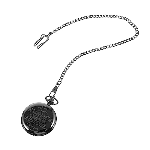 BESPORTBLE Taschenuhr Mit Quarzwerk Unisex-taschenuhr Als Anhänger Uhr Taschen Uhr Mit Kette Für Bekleidungszubehör Taschenuhranhänger Für Täglichen Gebrauch von BESPORTBLE