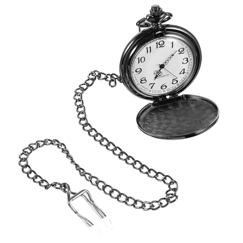 BESPORTBLE Taschenuhr Mit Quarzwerk Und Halskette Als Bekleidungszubehör Für Unisex Raffiniert Und Langlebig Als Anhänger Für Gürtel Oder Rucksack von BESPORTBLE