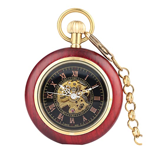 BESPORTBLE Taschenuhr mit Römischen Ziffern Retro Mechanische Uhr Uhr für Senioren Perfektes für Männer Zeitloses Design Langlebige Materialien von BESPORTBLE