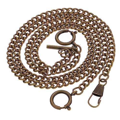 BESPORTBLE Taschenuhrkette Metall Antikbronze Stilvolle Dekorkette für Herren Passend für Taschenuhren Ergänzung zu Outfits Langlebig Leicht BESPORTBLE Taschenuhrkette Metall Antikbronze Stilvolle Dekorkette für Herren Passend für Taschenuhren Ergänzung zu Outfits Langlebig Leicht von BESPORTBLE