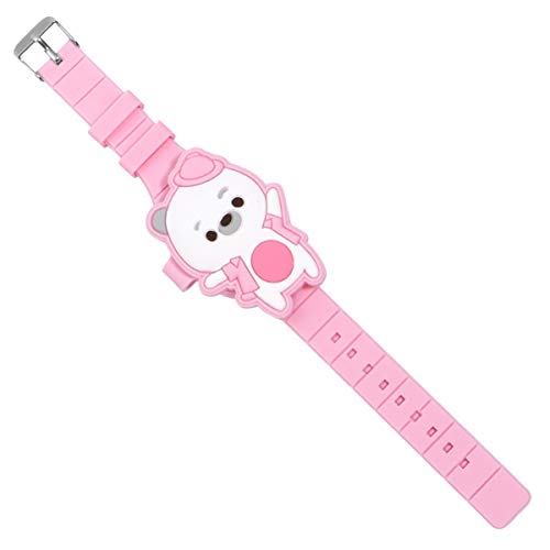 BESPORTBLE Junge Mädchen Clamshell Uhr Mit Touchscreen Funktion Bär Design Geschenkuhr Für Junge Mädchen Langlebiges Und Strapazierfähiges Material Hochwertiges Armband von BESPORTBLE