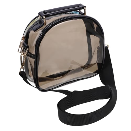 BESPORTBLE Transparente PVC Schultertasche Damen Leichte Crossbody Umhängetasche mit Verstellbarem Riemen Stilvolle Klare Tasche für Party Shopping Reisen Vielseitige Kleine Handtasche von BESPORTBLE