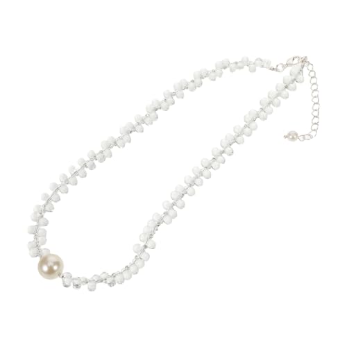 BESPORTBLE Transparente Quarzperlen Halskette Damen Beaded Choker Hochwertige Kristallstrang Schmuck für Hochzeit Party Damen Geschenk BESPORTBLE Transparente Quarzperlen Halskette Damen Beaded Choker Hochwertige Kristallstrang Schmuck für Hochzeit Party Damen Geschenk von BESPORTBLE