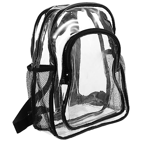 BESPORTBLE Transparente Schultasche Stadion Mini-Rucksack Für Damen Ranger Männer Stadion Zugelassen Genehmigt Taschen Sport Rucksack Mini Transparente Tasche Tour Kordelzug Transparent PVC von BESPORTBLE