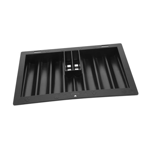 BESPORTBLE Transparenter Pokerchip Tablett Organizer Praktisches Acryl Chip Display Fach Tragbares Spielchips Ablagefach für Poker Vielseitiger Tischchip Aufbewahrungskasten für Party und von BESPORTBLE