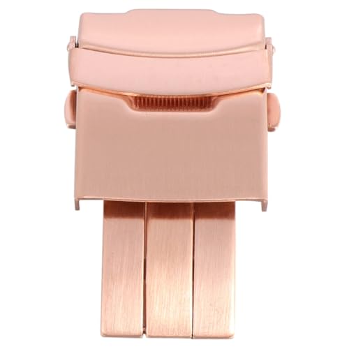 BESPORTBLE Uhrband Schließe Roségold Rostfreier Verbindung Robustes Armband Ersatzteil Einfache Elegantes Design für Herren und Damen Uhren von BESPORTBLE