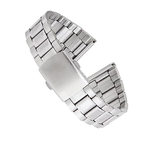 BESPORTBLE Uhrenarmband mit Gerader Endschließe Silber Austausch Ihres oder Beschädigten Armbands Angenehm zu Einfach zu Bedienen von BESPORTBLE