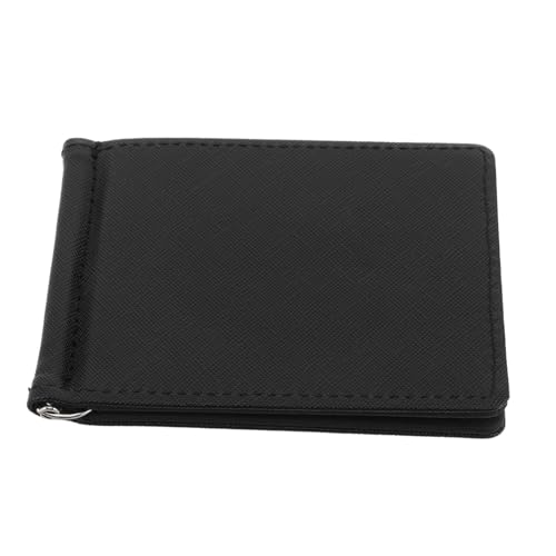 BESPORTBLE Ultradünnes Herren Geldbörsen PU mit Metallclip Minimalistisches Design Kompakt und Robust Multifunktionaler Kartenhalter für Alltag Reisen und Business von BESPORTBLE