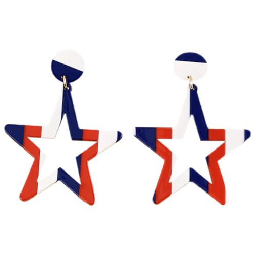 BESPORTBLE Unabhängige Tag Sternförmige Ohrhänger Festival Ohrringe Damen Party Schmuck Leicht Tragbar Kreatives Design BESPORTBLE Unabhängige Tag Sternförmige Ohrhänger Festival Ohrringe Damen Party Schmuck Leicht Tragbar Kreatives Design von BESPORTBLE