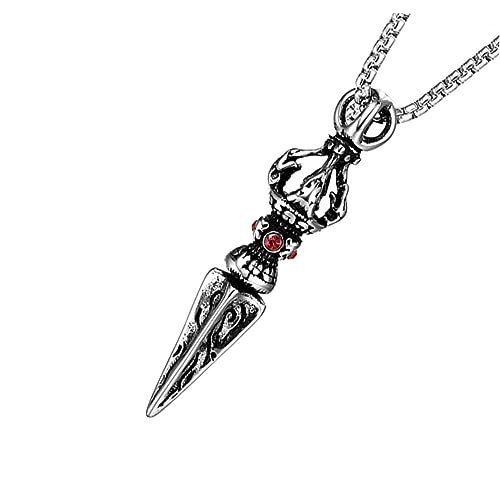 BESPORTBLE Vajra Anhänger Herren Halskette Schicke Halskette Herren Anhänger Modische Halskette Punk Halskette Punk Stil Schmuck Punk Anhänger Schlüsselbeinkette Silber Edelstahl BESPORTBLE Vajra Anhänger Herren Halskette Schicke Halskette Herren Anhänger Modische Halskette Punk Halskette Punk Stil Schmuck Punk Anhänger Schlüsselbeinkette Silber Edelstahl von BESPORTBLE