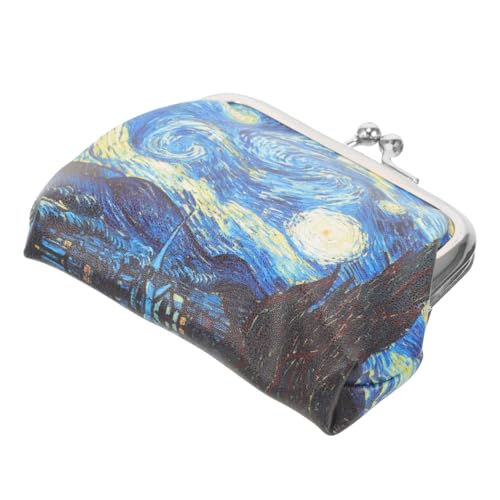 BESPORTBLE Ölgemälde Souvenir Damen Schlüsseltasche Münzgeldbörse Reise Mini Aufbewahrungstasche Kosmetiktasche Cosmetic Bag klein Geldbeutel Muster-Geldbörse Portemonnaie von BESPORTBLE