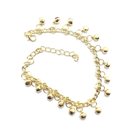 BESPORTBLE Verstellbare Glocken Fußkette für Damen Mehrlagige Fußkette mit Anhängern für Partys Besondere Anlässe von BESPORTBLE