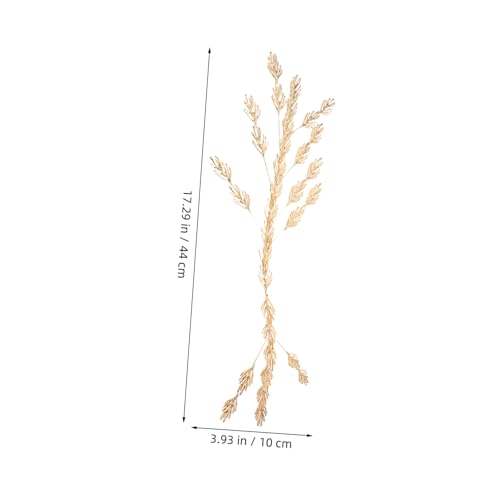 BESPORTBLE Barocke Blatthaarkrone Für Damen Hochzeitshaarband Aus Metall Mit Verstellbarem Stirnband Für Brautschmuck Und Party Kopfbedeckung von BESPORTBLE