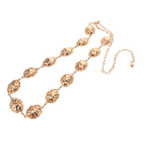 BESPORTBLE Verstellbare Metall Taillenkette Damen Shell Bauchkette Elegant Boho Hüftschmuck für Kleider Jeans Casual und Festliche Looks von BESPORTBLE