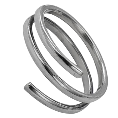 BESPORTBLE Verstellbarer Silberring Damen Offener Fingerring Daumenring Eleganter Modeschmuck Verlobungsring Hautfreundlich Leicht Alltag von BESPORTBLE
