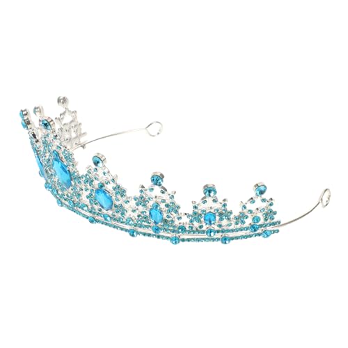 BESPORTBLE Vintage Barock Braut Tiara mit Strasssteinen Hochzeit Diadem für Damen Komfortables Sicheres Design Vielseitiger Kopfschmuck für Brautfrisuren und Festliche Anlässe von BESPORTBLE