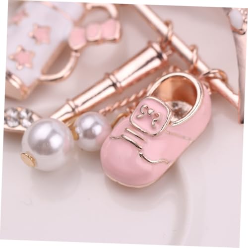 BESPORTBLE Vintage Brosche aus Zinklegierung mit Strass Mantelbügel design Modischer Anstecker für Damen Langlebige Schmucknadel Passend zu Pullover Kleid Schal und Kostümaccessoires von BESPORTBLE