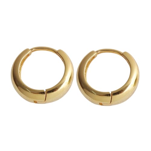 BESPORTBLE Vintage Damen Creolen Ohrringe Goldfarben Wasser Tropfen Form Statement Hoop Ohrringe für Party und Alltag von BESPORTBLE