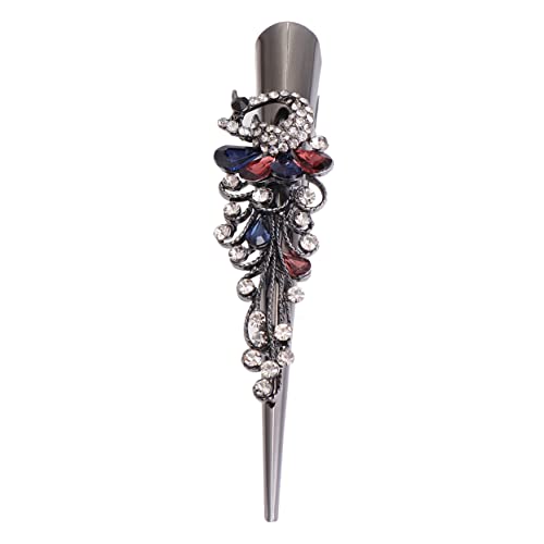 BESPORTBLE Vintage Haarclip Mit Strass Und Tiermotiv Großer Entenschnabel Haarspange Aus Legierung Farbenfrohes Haaraccessoire Für Damen Und Mädchen Eleganter Kopfschmuck Für Besondere von BESPORTBLE