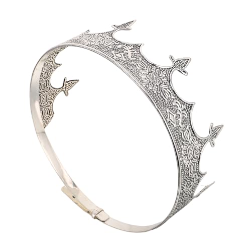 BESPORTBLE Königskrone Für Herren Hauben-accessoires Für Abschlussballkönig Metall-krone Und Diadem Für Party Kostümzubehör Für Geburtstag von BESPORTBLE