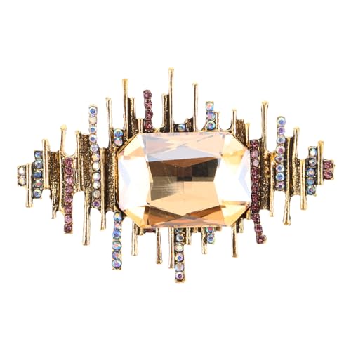 BESPORTBLE Schmuck Brosche Mit Strass Kristallen Für Damen Vintage Blumen Anstecknadel Glitzerndes Accessoire Für Hochzeit Party Und Formelle Anlässe von BESPORTBLE