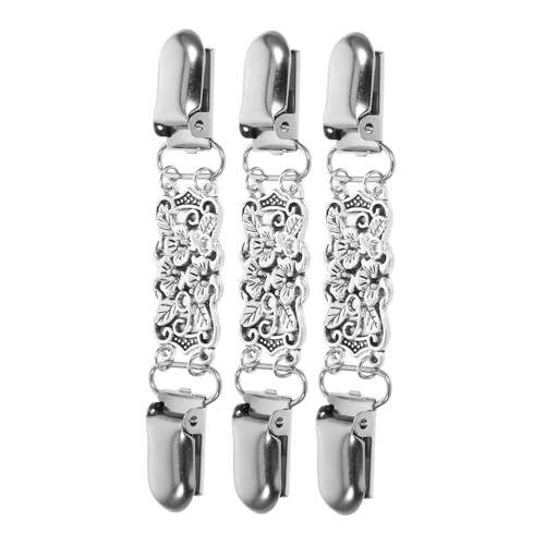 BESPORTBLE Vintage Sweater Clip Set Teilig Retro Cardigan Clips und Silber Vielseitige Halstuch und Strickjacken Klammern für Damen Einfach Anzubringen Eleganter Look für Alltag und von BESPORTBLE