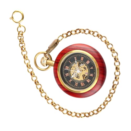 BESPORTBLE Vintage Taschenuhr Mechanische Retro Uhr mit Römischen Ziffern für Senioren zur Dekoration Langlebiges Material Elegantes Design von BESPORTBLE