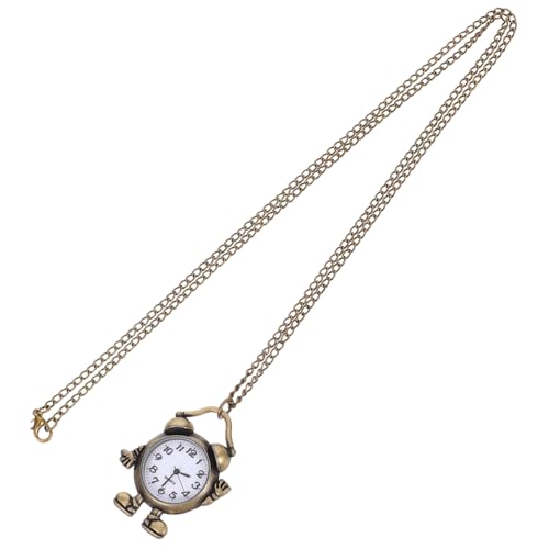 BESPORTBLE Vintage Taschenuhr für Herren Damen Praktische Retro Quartz Uhr mit Kette Hochwertige Legierung Antikes Design für Farbton von BESPORTBLE