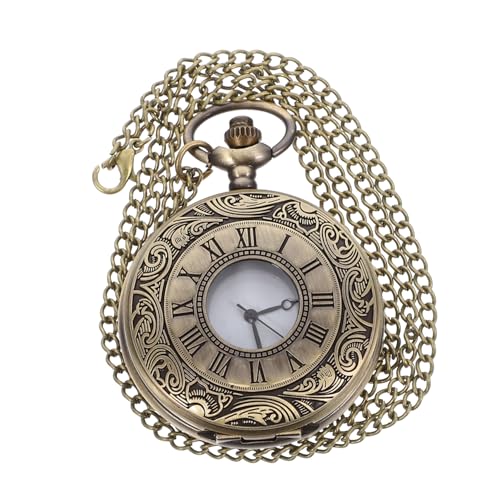 BESPORTBLE Metall-taschenuhr Vintage-Stil Retro-taschenuhr Mechanische Uhr Kompakt Leicht Tragbar Dekorativ Für Herren Und Damen von BESPORTBLE