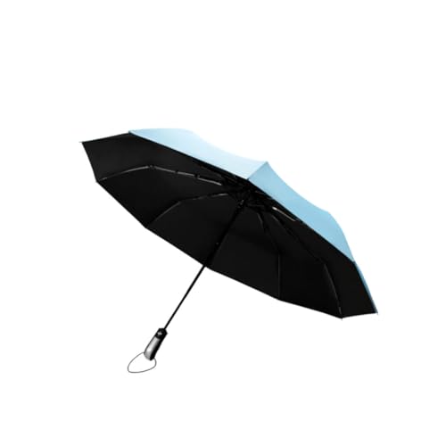 BESPORTBLE Vollautomatischer Regenschirm Übergroßer UV Schutzschirm mit Knochen Dreifach für Männer Frauen für Sonnige Regnerische von BESPORTBLE