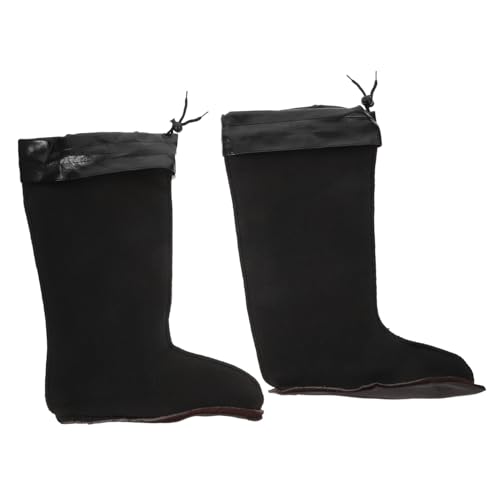 BESPORTBLE Wärmende Dicke Winter Stiefelfutter für Herren Hoher Schaft Komfortabel Vielseitig Einsetzbar für Regenstiefel und Outdoor Aktivitäten Leichter Bequemer Schutz gegen Kälte von BESPORTBLE