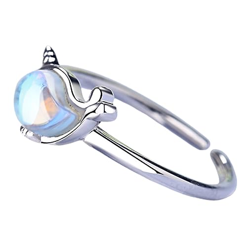 BESPORTBLE Wal Ring für Verstellbarer Tierring mit Süßem Tierdesign Langlebig Hautfreundlich für Partys Geburtstagsgeschenke oder Fingerring von BESPORTBLE