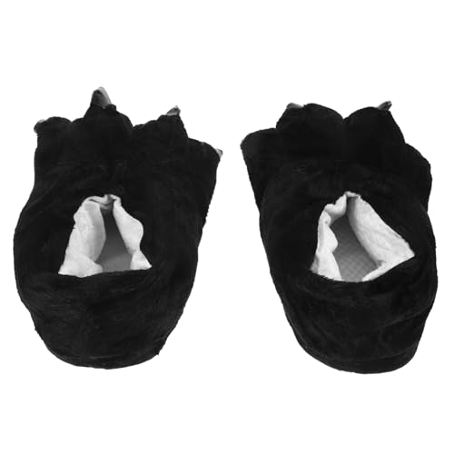 BESPORTBLE Warme Baumwoll Hausschuhe Damen Cartoon Tierkrallen Design Rutschfeste Indoor Slipper Gemütliche Pantoffeln Weiche Atmungsaktive Komfortschuhe für Zuhause und Hotel von BESPORTBLE