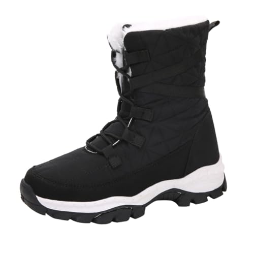 BESPORTBLE Schneestiefel Für Damen Winterstiefel Bequeme Stiefel Warme Damenstiefel Modisches Schuhwerk Mit Plüschfutter Und Rutschfester Sohle Für Outdoor-benutzung von BESPORTBLE