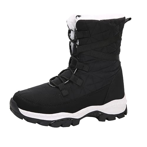 BESPORTBLE Schneestiefel Für Damen Winterstiefel Bequeme Stiefel Warme Damenstiefel Modisches Schuhwerk Mit Plüschfutter Und Rutschfester Sohle von BESPORTBLE