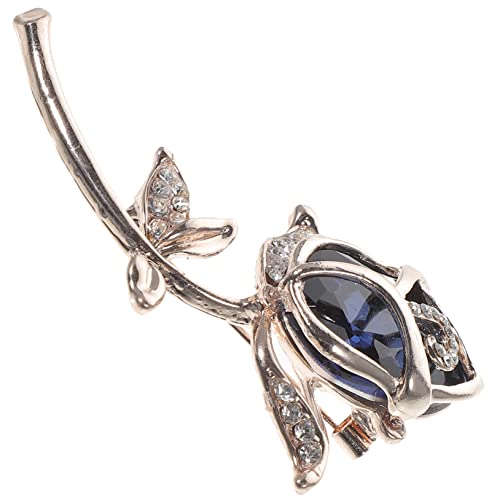 BESPORTBLE Wasserdichte Kristallglas Brosche mit Strassverzierung Kleine Dekorative Anstecknadel für Kleidung und Taschen Leichter Blumenschmuck für Damen Perfektes Muttertag von BESPORTBLE