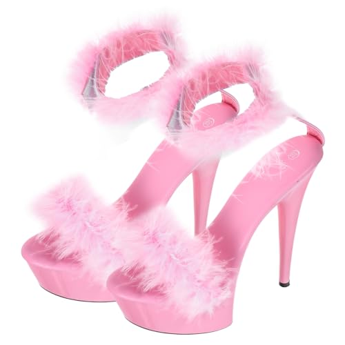 BESPORTBLE Wasserdichte Sandalen Damen High Heels Sandaletten mit Rutschfester Sohle Schräger Absatz Modische Sommer Schuhe für Frauen Langlebig und Angenehm Zufällige Farbe Zufällige Farbe von BESPORTBLE