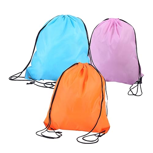 BESPORTBLE Wasserdichter Polyester-kordelzugbeutel Reflektierendes Cinch-Pack Aus Nylon Robuste Aufbewahrungstasche Mit Kordelzug Für Handtücher Sportartikel Und Utensilien von BESPORTBLE